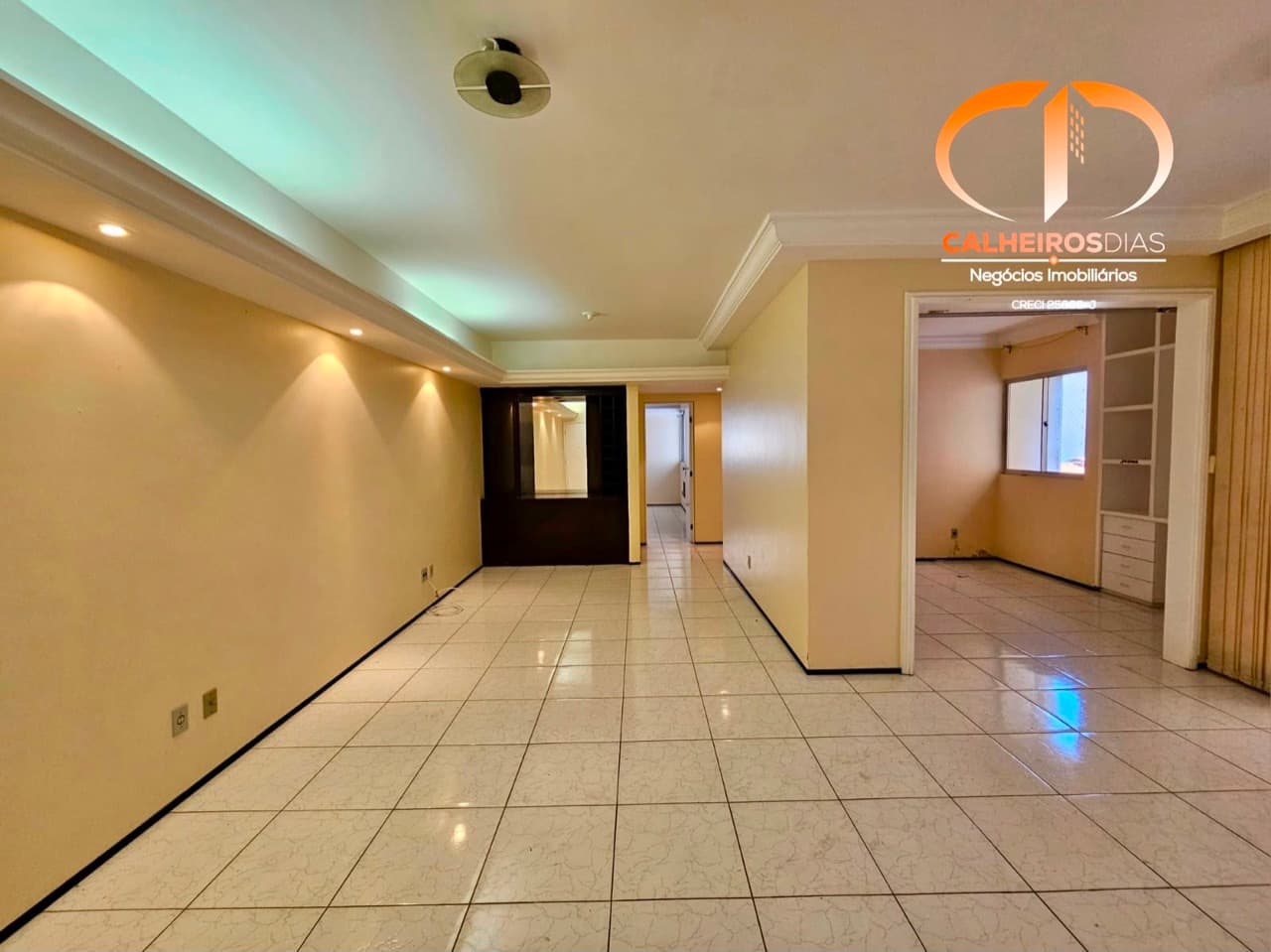Apartamento de 110 m² com sala em L, varanda e DCE, no Meireles — foto 3