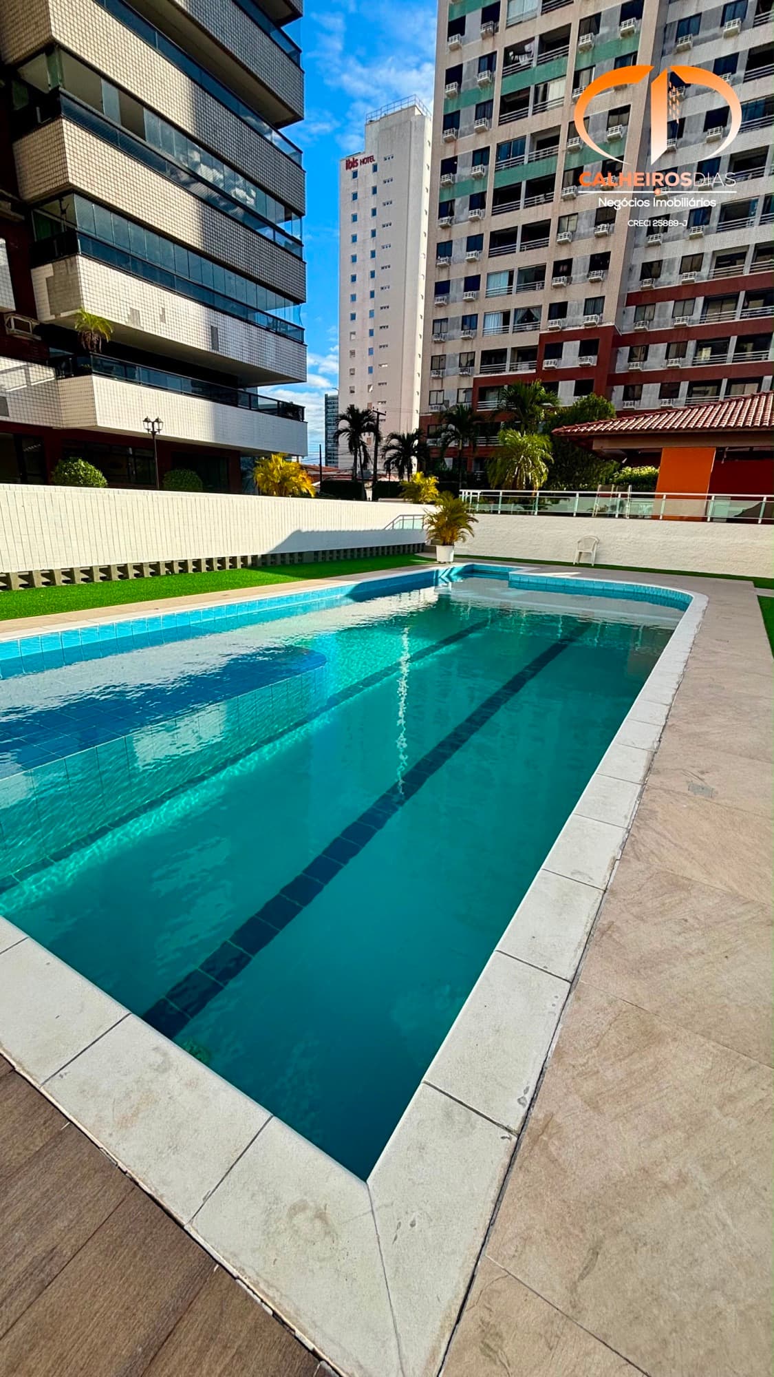 Área externa · Três suítes, varandão com cortina de vidro e 4 vagas no Guararapes — foto 2