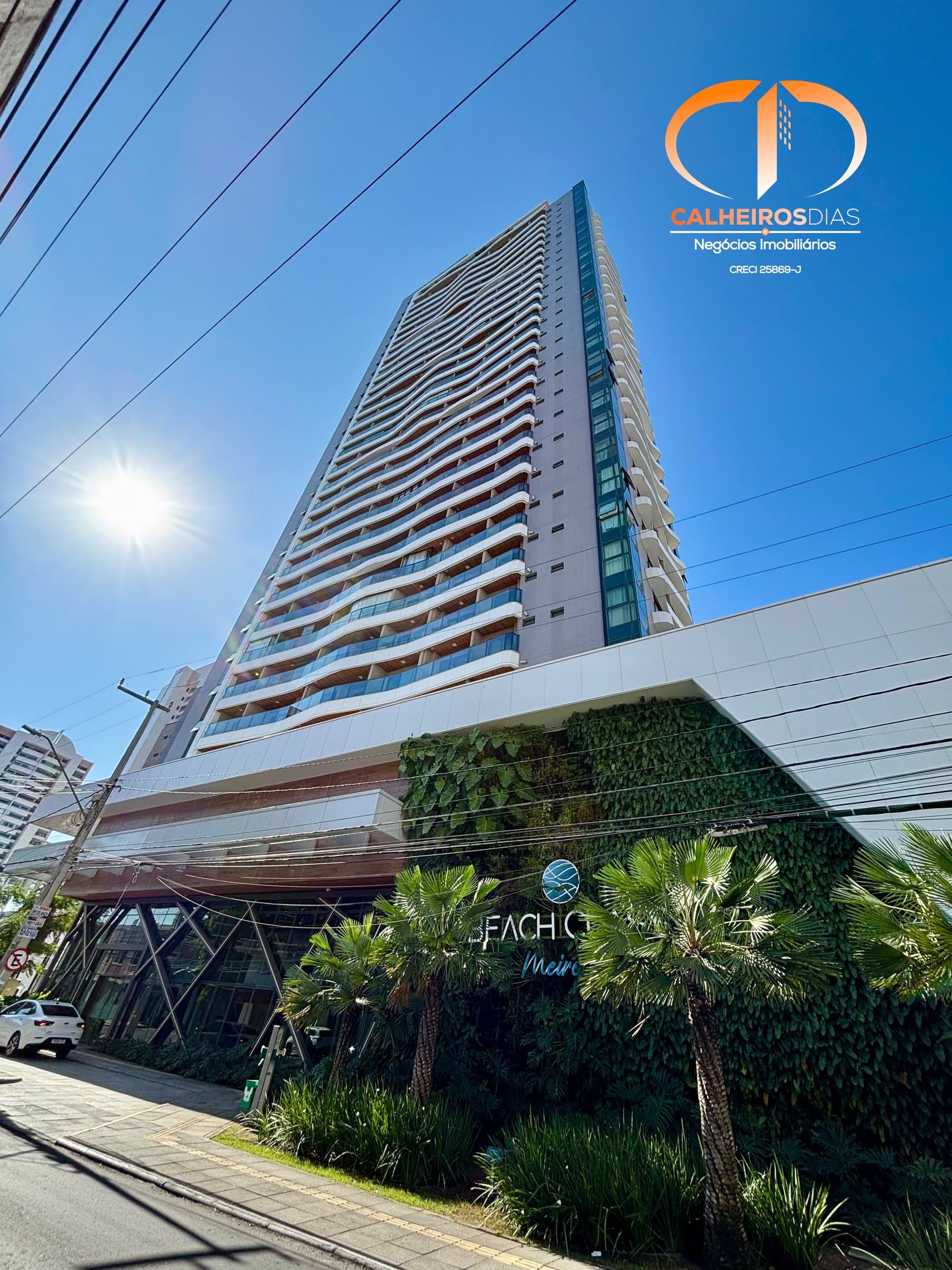 Área externa · Apartamento de 40 m² com suíte e varanda, no Beach Class Meireles — foto 1