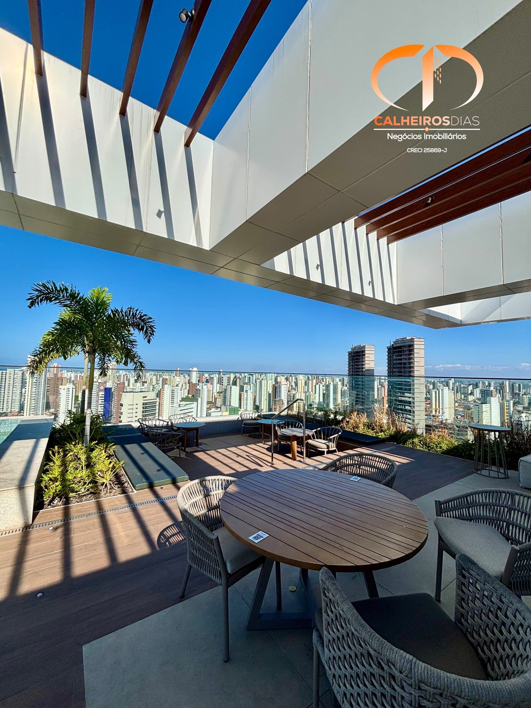 Área externa · Apartamento de 40 m² com suíte e varanda, no Beach Class Meireles — foto 7