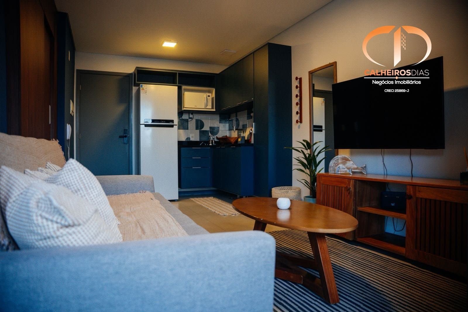 Apartamento de 40 m² com suíte e varanda, no Beach Class Meireles — foto 4