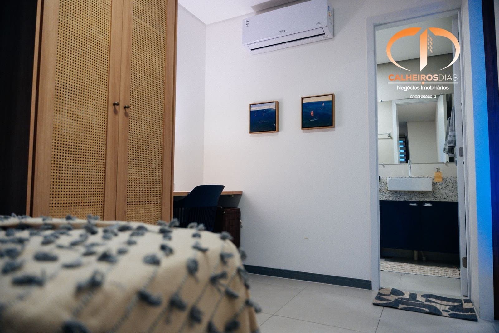 Apartamento de 40 m² com suíte e varanda, no Beach Class Meireles — foto 10