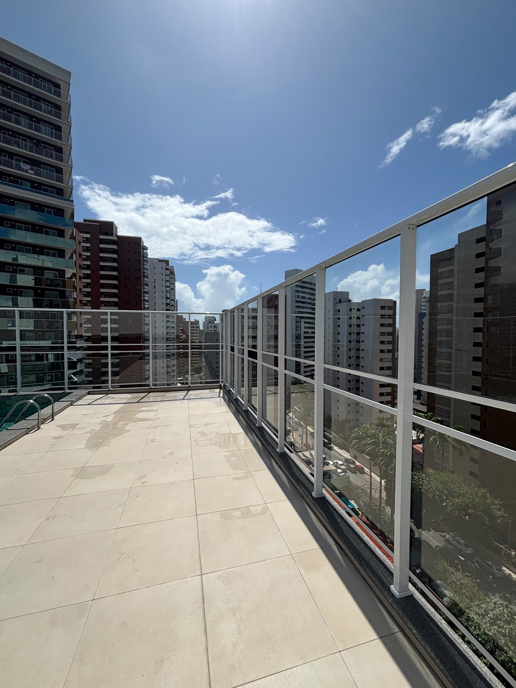 Área externa · Studio de 35 m² novo, com varanda e vaga, na Aldeota — foto 4