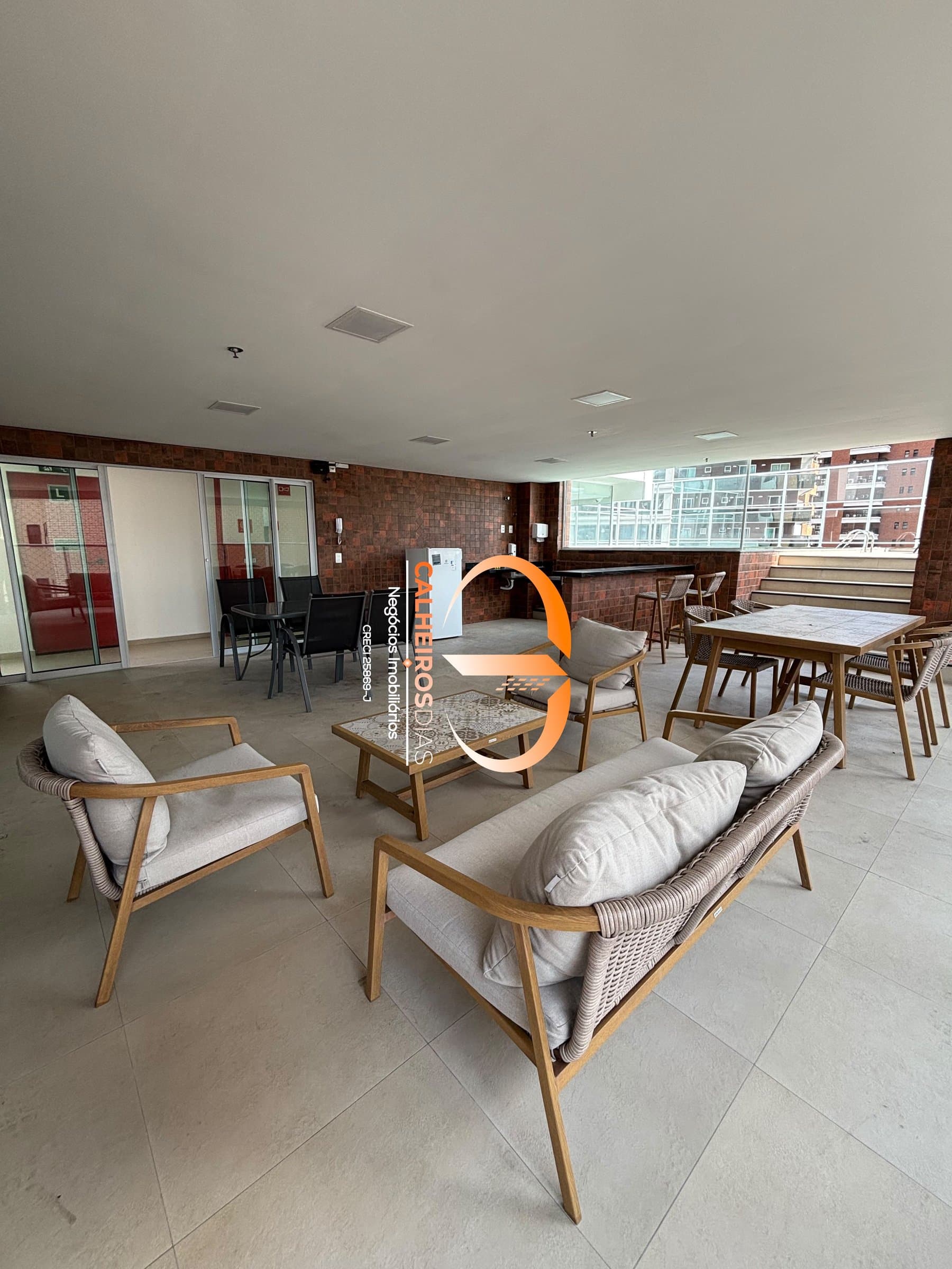 Área externa · Studio de 35 m² novo, com varanda e vaga, na Aldeota — foto 6
