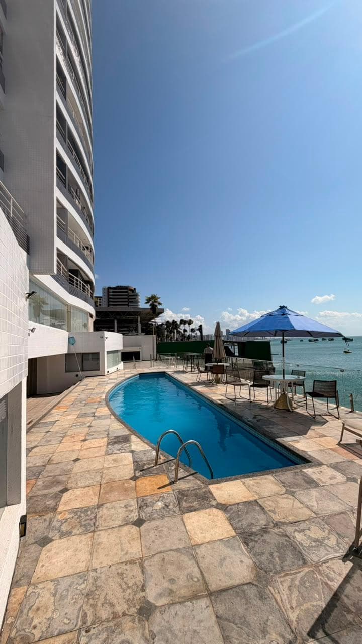 Área externa · Flat de 50 m² com vista mar total no Mucuripe, mobiliado e pronto para morar ou render — foto 1