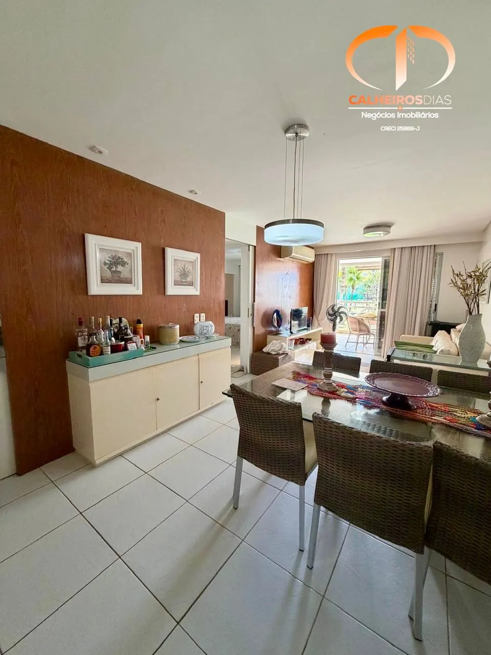 Apartamento térreo de 100 m² mobiliado no Portamaris Resort, em Porto das Dunas, foto 3